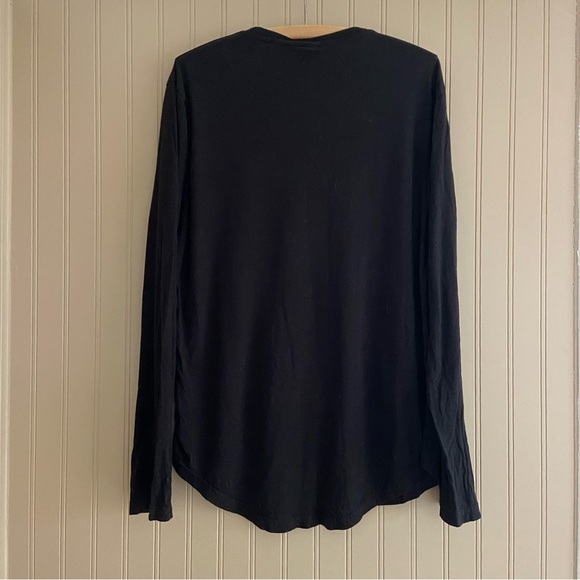 Illbury + Goose Black Long Sleeve Super Soft Shirt Women’s Medium - Picture 3 of 3